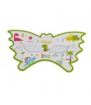 Set 10 Masti Decorative, Colectia Dino Park, 18 x 8 cm, din Carton, Multicolor