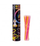 Set 100 Bratari Luminoase, pentru Petreceri, Fosforescente, Glow Sticks, 20 cm, Multicolor