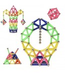 Set 178 Piese Betisoare Magnetice,  din Plastic/Magnet, +3 Ani, Multicolor