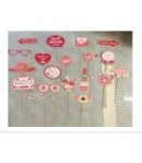 Set 18 Accesorii pentru Petrecere, Props pentru Photo Corner, Tematica Ziua Mamei, Multico