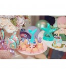 Set 6 Props-uri pentru Prajituri Sirena, Colectia Mermaid, Multicolor
