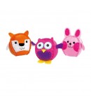 Set creatie perna pentru copii, Dream Kids, 3 piese, Portocaliu/Roz/Mov
