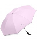 Umbrela, Protectie UV Soare, Protectie Ploaie, Pliabila, din Vinil si Otel, 96 x 67 cm, Roz