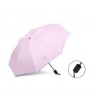 Umbrela, Protectie UV Soare, Protectie Ploaie, Pliabila, din Vinil si Otel, 96 x 67 cm, Roz