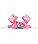 Vesta de salvare pentru copii cu aripioare de inot, Roz, Model Unicorn