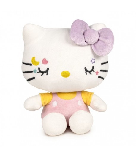 Jucarie interactiva de plus, Hello Kitty & Friends, 32 cm, Pentru copii, Roz, Model 1