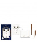 Agenda plusata si pix, Harry Potter, Pentru copii, Model Bufnita, Alb