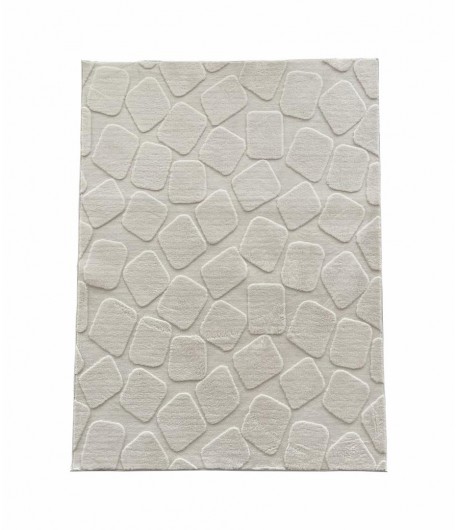 Covor, model in relief,Stone 80x150 Crem
