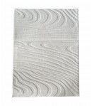 Covor, model in relief,Wave,160x230 Crem