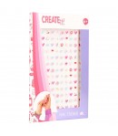 Set creativ pentru manichiura cu stickere, Pentru copii, Model 1, Multicolor