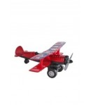 Macheta metalica avion retro, 11 cm, Verde