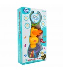 Jucarie senzoriala cu lumini si sunete, Model ratusca interactiva, Pentru copii, Multicolor