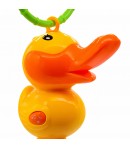 Jucarie senzoriala cu lumini si sunete, Model ratusca interactiva, Pentru copii, Multicolor