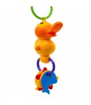 Jucarie senzoriala cu lumini si sunete, Model ratusca interactiva, Pentru copii, Multicolor