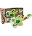 Chitara Muzicala Interactiva Pentru Copii Cu Butoane Si Sunete, Jucarie Tip Guitar Cu Lumini Si Melodii, Instrument Muzical De J