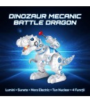 Dinozaur Robot Interactiv T-Rex Pentru Copii Cu Lumini Si Sunete, Dragon Mecanic Cu Miscare Automata Si Efecte Vizuale, Jucarie 