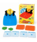 Joc de Societate Bingo cu 48 de Bilete, Bingo Clasic cu 48 Bilete Numerotate, Bile Colorate si Fise, Joc de Societate pentru Fam