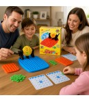 Joc de Societate Bingo cu 48 de Bilete, Bingo Clasic cu 48 Bilete Numerotate, Bile Colorate si Fise, Joc de Societate pentru Fam