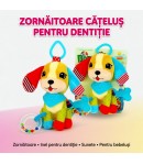 Jucarie Bebelusi Catelus Plus, Cu Zornaitoare Si Inele Dentitie, Jucarie Interactiva Suspendata Pentru Carucior Sau Patut, Jucar