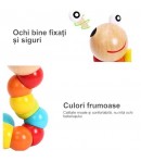 Jucarie Interactiva pentru Bebelusi, 0-18 luni, Culori Stralucitoare, Dezvoltare Senzoriala, Texturi Variate, Multicolor