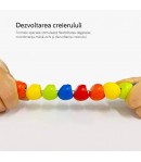 Jucarie Interactiva pentru Bebelusi, 0-18 luni, Culori Stralucitoare, Dezvoltare Senzoriala, Texturi Variate, Multicolor