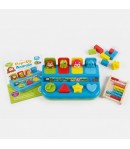Jucarie Interactiva Pop Up Cu Animale, Jucarie Cu Butoane Si Animalute Saritoare, Jucarie Educativa Cu Forme Si Culori, Jucarie 