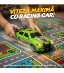 Masina de Curse Frictiune L&S, Scara 1:20, Jucarie Interactiva Push and Go cu Motor Inertia, Masinuta de Curse Colorata cu Desig