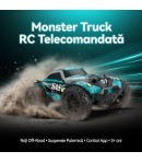 Masina RC Off Road 4x4 Cu Telecomanda 2.4GHz Si Control Prin Aplicatie Telefon, Masina Cu Suspensii Mari Si Design Racing, Vehic