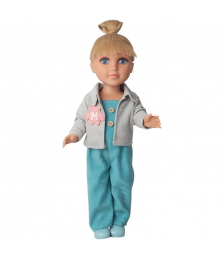 Papusa Bianca Casual 46 cm Cu Tinuta Sport Si Accesorii, Papusa Fashion Cu Haine Moderne Si Design Realist, Jucarie Interactiva 