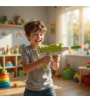 Pistol Automat De Jucarie Cu Gloante Din Burete Pentru Copii, Blaster Tip Uzi Cu Proiectile Moi Si Reincarcare Manuala, Arma De 