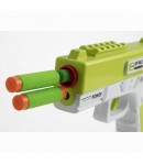 Pistol De Jucarie Cu Gloante Din Burete Pentru Copii, Blaster Compact Cu Proiectile Moi Si Reincarcare Manuala, Pistol Tip Handg