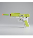 Pistol De Jucarie Cu Gloante Din Burete Pentru Copii, Blaster Compact Cu Proiectile Moi Si Reincarcare Manuala, Pistol Tip Handg