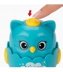 Set Jucarii Cu Apasare Press It 8 Piese, Jucarie Interactiva Cu Avioane Si Figurine Bufnite, Set Vehicule Aeriene Cu Functie Pus