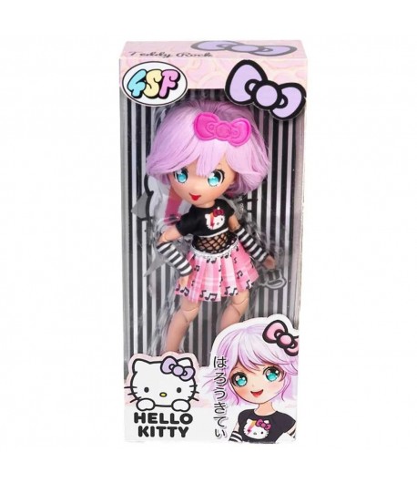 Hello Kitty - Papusa Teddy Rock, Violet, 19.5 cm