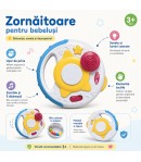Jucarie Zornaitoare Interactiva Pentru Bebelusi 3 Ani+, Zornaitoare Muzicala Cu Lumini Si Sunete, Jucarie Educativa Pentru Dezvo