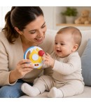 Jucarie Zornaitoare Interactiva Pentru Bebelusi 3 Ani+, Zornaitoare Muzicala Cu Lumini Si Sunete, Jucarie Educativa Pentru Dezvo