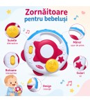 Jucarie Zornaitoare Interactiva Pentru Bebelusi 3 Ani+, Zornaitoare Muzicala Cu Lumini Si Sunete, Jucarie Educativa Pentru Dezvo
