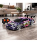 Masina Sport Cu Telecomanda Pentru Copii, Scara 1:16, Masinuta RC Cu Control La Distanta 4x4, Masina De Curse Cu Lumini Si Desig