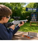 Pusca Soft Gun pentru Copii cu Luneta si Proiectile din Burete, Arma de Jucarie cu Lansare Manuala, Pusca Interactiva Tip Tactic