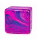 Cub Fidget 3D de Gheata, Jucarie Antistres din Maltoza, 70 g, 3.5x3.5x3.5 cm, Comprimabil cu Revenire Lenta, Mov