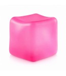 Cub Fidget 3D de Gheata, Jucarie Antistres din Maltoza, 70 g, 3.5x3.5x3.5 cm, Comprimabil cu Revenire Lenta, Roz