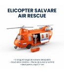 Elicopter de Interventie cu Lumini si Sunete, Jucarie Interactiva Realista de Salvare pentru Copii, Vehicul Aerian cu Efecte Lum