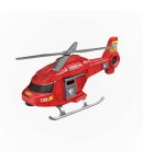 Elicopter Rosu cu Muzica si Lumini, Zboara Sus si Lumineaza Tot, Jucarie Interactiva pentru Copii, Vehicul Aerian cu Sunete si E