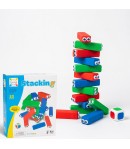 Joc de Indemanare Blocuri 30 Piese Tip Jenga Piccolino - Turn Instabil de Lem, Extrage si Reconstruieste Fara sa Rastorni, Joc D
