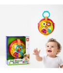 Jucarie Interactiva pentru Bebelusi Tip Bufnita Agatatoare, Jucarie Senzoriala cu Sunete si Elemente Tactile, Jucarie pentru Car