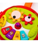 Jucarie Interactiva pentru Bebelusi Tip Bufnita Agatatoare, Jucarie Senzoriala cu Sunete si Elemente Tactile, Jucarie pentru Car