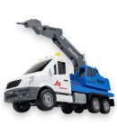 Masinuta cu Picamer cu Frictiune, Muzica si Lumini 29 cm, Jucarie Interactiva Utilaj de Demolare pentru Copii, Vehicul cu Ciocan