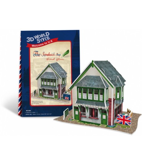 Puzzle 3D Cubicfun Casa Turceasca- 26 piese