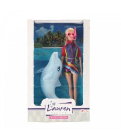 LAUREN Teenage doll 'Diver' with glitter dolphin