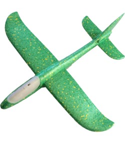 Avion din spuma Verde 45 cm, Toi-Toys